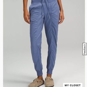 NWT Lululemon Dance Studio mid rise jogger size 2 water drop